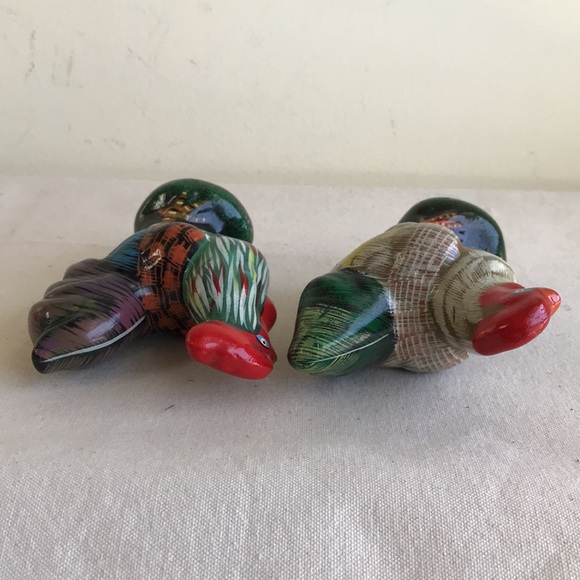 Chickens Ceramic figures Rooster and Hen - Picture 6 of 7